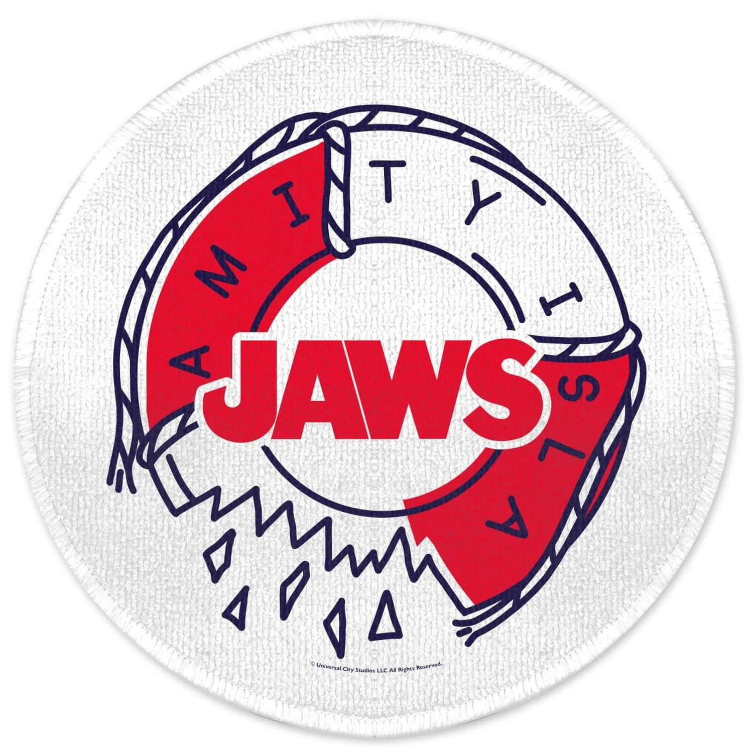 Jaws Amity Island Life Preserver Round Bath Mat 3 Jaws Amity Island Life Preserver Round Bath Mat