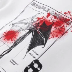 Stranger Things Demobat Sweatshirt - White -Fashion Clothing Shop 13810785 1124958923909791