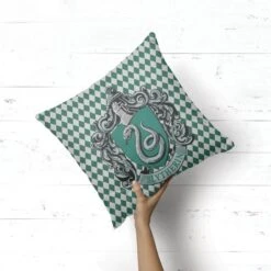 Harry Potter Slytherin Square Cushion 8 Harry Potter Slytherin Square Cushion -Fashion Clothing Shop 13813859 3394955017909566
