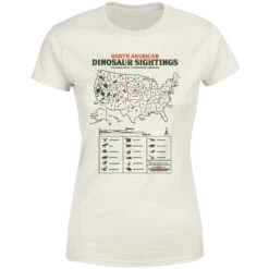 Jurassic World Dinosaur Sightings Women's T-Shirt - Cream
