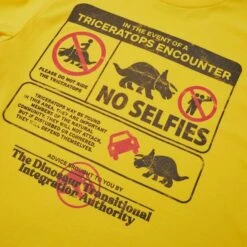 Jurassic World Triceratops Encounter Survival Guide Men's T-Shirt - Yellow 7 Jurassic World Triceratops Encounter Survival Guide Men's T-Shirt - Yellow -Fashion Clothing Shop 13866517 1954964563786263