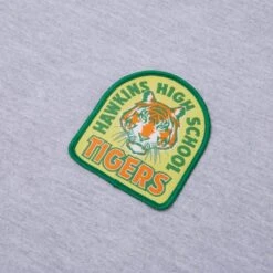 Stranger Things Tigers Badge Sweatshirt - Grey 7 Stranger Things Tigers Badge Sweatshirt - Grey -Fashion Clothing Shop 13898511 4384970059543974
