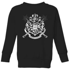 Harry Potter Hogwarts House Crest Kids' Sweatshirt - Black