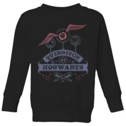 Harry Potter Quidditch At Hogwarts Kids' Sweatshirt - Black