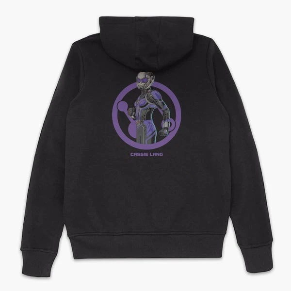Marvel Ant-Man & The Wasp: Quantumania Cassie Lang Icon Hoodie - Black 4 Marvel Ant-Man & The Wasp: Quantumania Cassie Lang Icon Hoodie - Black - Image 2