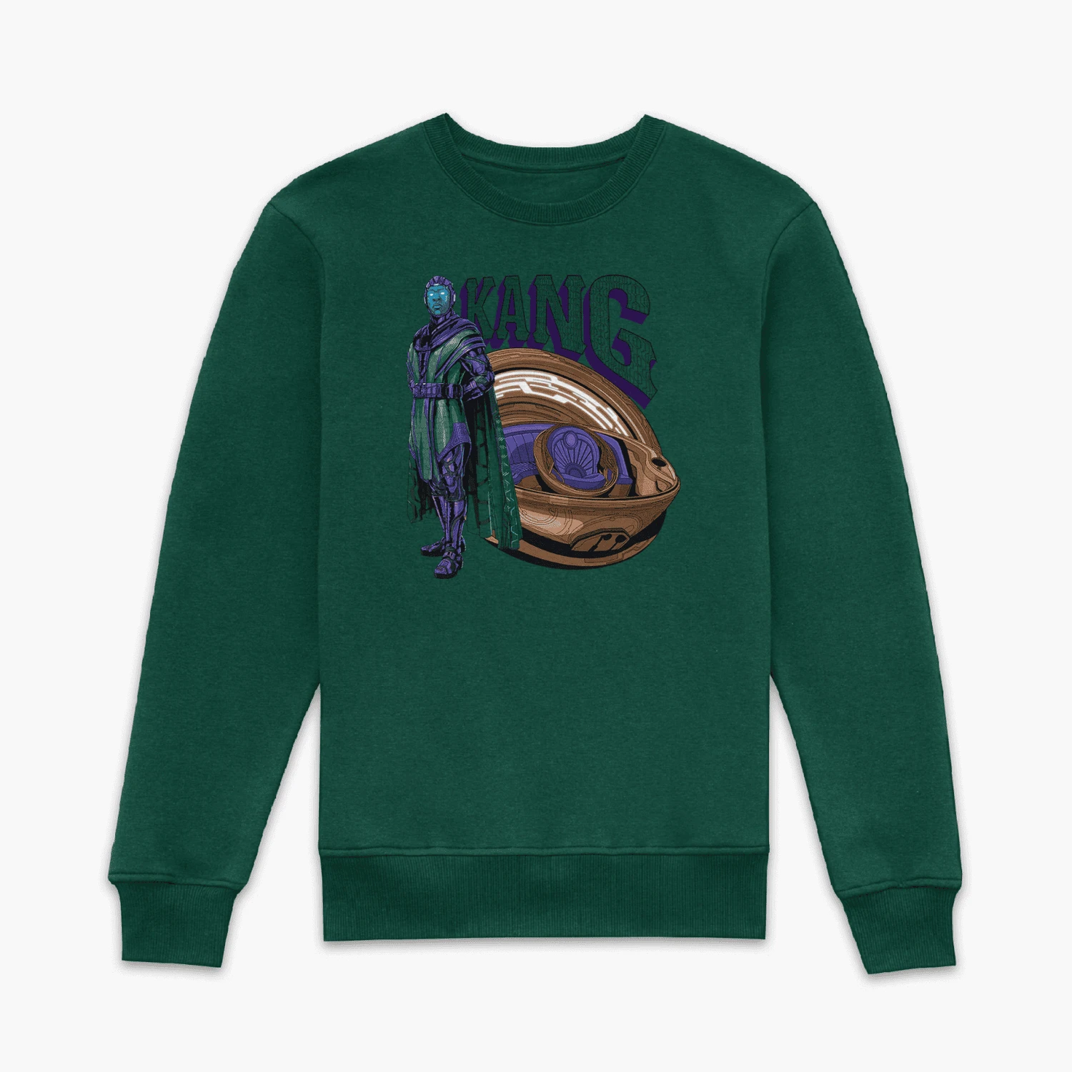 Marvel Ant-Man & The Wasp: Quantumania Kang Chair Sweatshirt - Green 3 Marvel Ant-Man & The Wasp: Quantumania Kang Chair Sweatshirt - Green