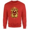 Shazam! Fury Of The Gods The Brains Sweatshirt - Red -Fashion Clothing Shop 14234299 1055036133120513