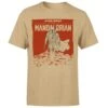 Star Wars The Mandalorian Storm Men's T-Shirt - Tan 1 Star Wars The Mandalorian Storm Men's T-Shirt - Tan -Fashion Clothing Shop 14259031 3465024462145297