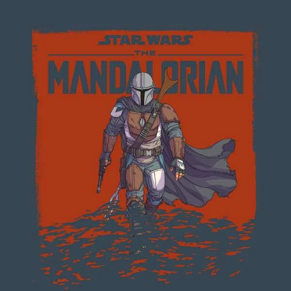 Star Wars The Mandalorian Storm Men's T-Shirt - Charcoal 4 Star Wars The Mandalorian Storm Men's T-Shirt - Charcoal - Image 2