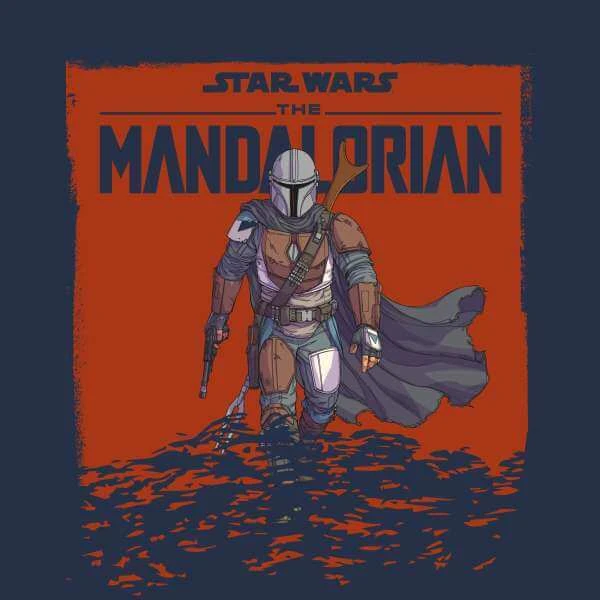 Star Wars The Mandalorian Storm Men's T-Shirt - Navy 4 Star Wars The Mandalorian Storm Men's T-Shirt - Navy - Image 2