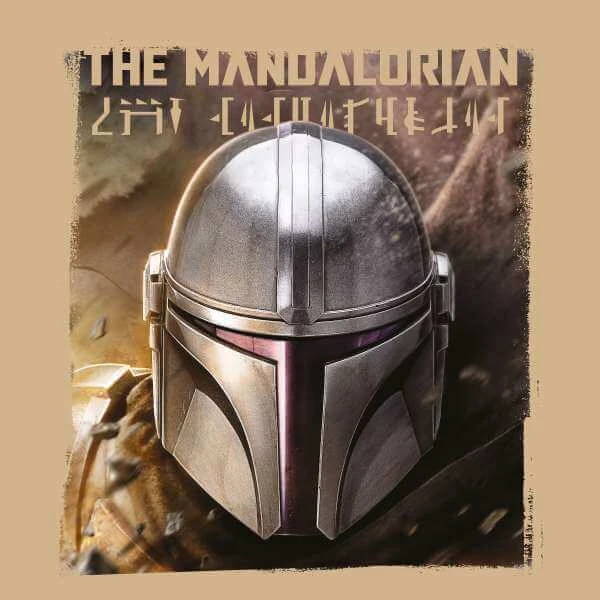 Star Wars The Mandalorian Focus Men's T-Shirt - Tan 4 Star Wars The Mandalorian Focus Men's T-Shirt - Tan - Image 2