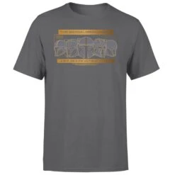 Star Wars The Mandalorian Creed Men's T-Shirt - Charcoal