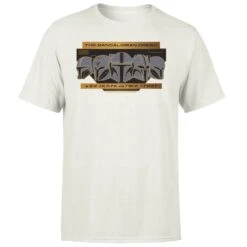 Star Wars The Mandalorian Creed Men's T-Shirt - Cream