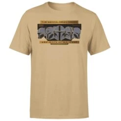 Star Wars The Mandalorian Creed Men's T-Shirt - Tan