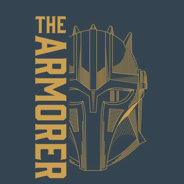 Star Wars The Mandalorian The Armorer Men's T-Shirt - Charcoal 4 Star Wars The Mandalorian The Armorer Men's T-Shirt - Charcoal - Image 2