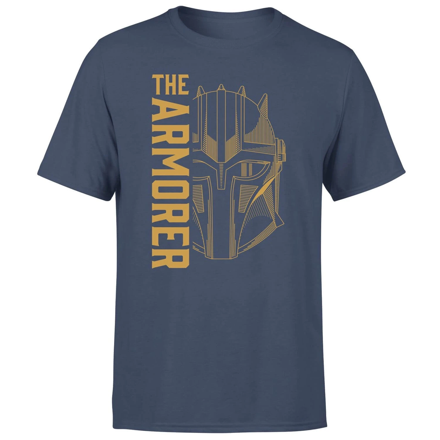 Star Wars The Mandalorian The Armorer Men's T-Shirt - Navy 3 Star Wars The Mandalorian The Armorer Men's T-Shirt - Navy