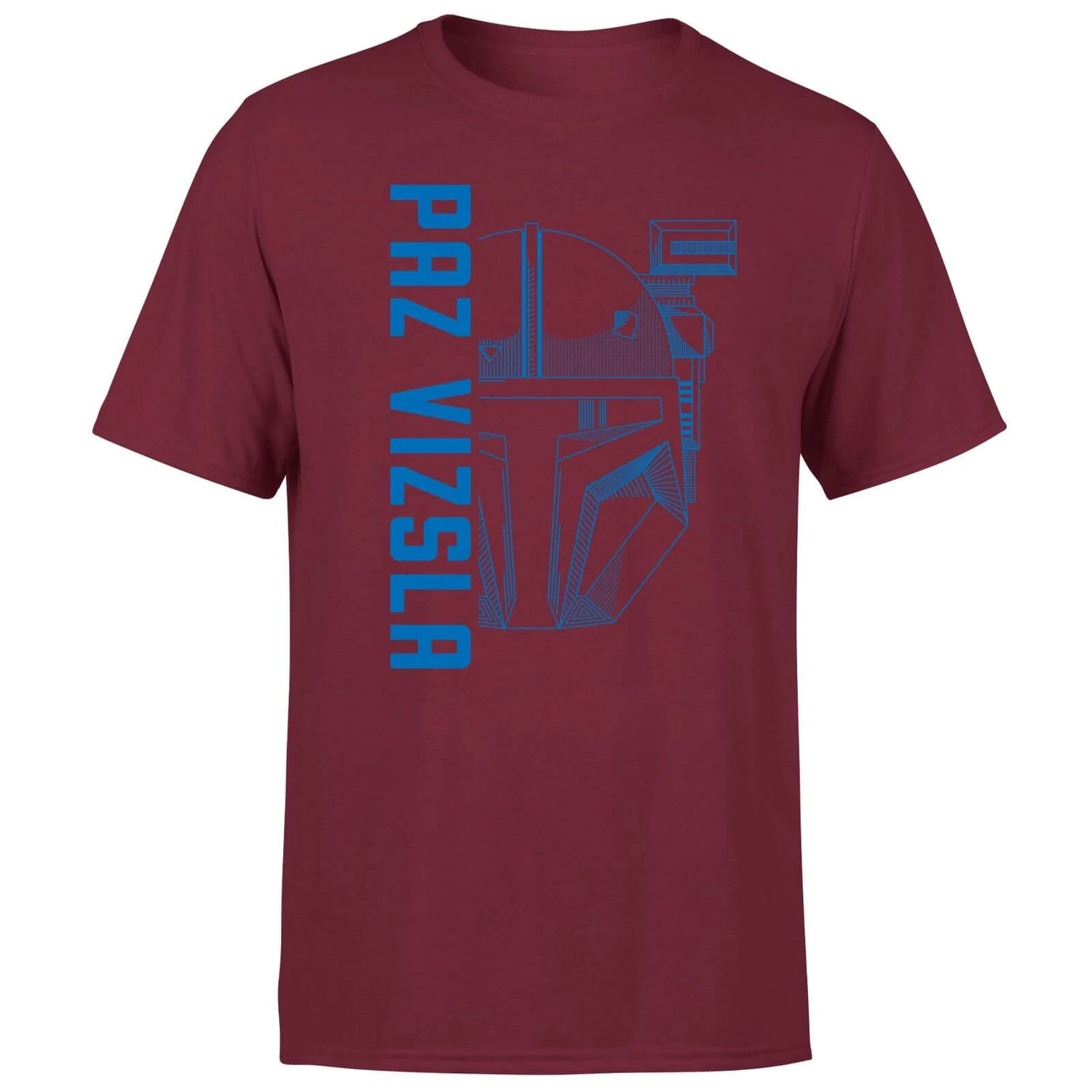 Star Wars The Mandalorian Paz Vizsla Men's T-Shirt - Burgundy 3 Star Wars The Mandalorian Paz Vizsla Men's T-Shirt - Burgundy