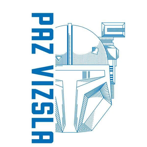 Star Wars The Mandalorian Paz Vizsla Men's T-Shirt - White 4 Star Wars The Mandalorian Paz Vizsla Men's T-Shirt - White - Image 2