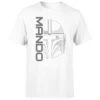 Star Wars The Mandalorian Mando Men's T-Shirt - White 1 Star Wars The Mandalorian Mando Men's T-Shirt - White -Fashion Clothing Shop 14259705 6945024463074754