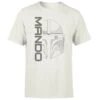 Star Wars The Mandalorian Mando Men's T-Shirt - Cream 1 Star Wars The Mandalorian Mando Men's T-Shirt - Cream -Fashion Clothing Shop 14259722 1645024463225651