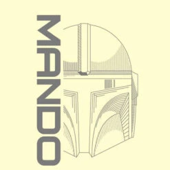 Star Wars The Mandalorian Mando Men's T-Shirt - Cream -Fashion Clothing Shop 14259722 4635024463259677