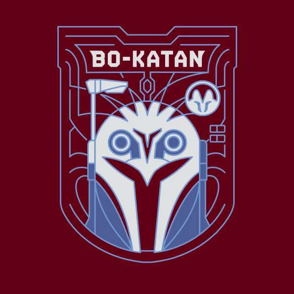 Star Wars The Mandalorian Bo-Katan Badge Men's T-Shirt - Burgundy 4 Star Wars The Mandalorian Bo-Katan Badge Men's T-Shirt - Burgundy - Image 2