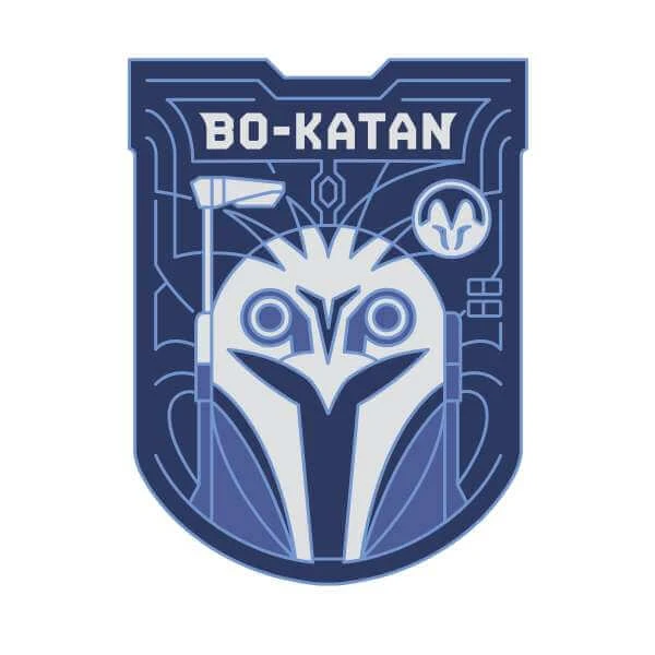Star Wars The Mandalorian Bo-Katan Badge Men's T-Shirt - White 4 Star Wars The Mandalorian Bo-Katan Badge Men's T-Shirt - White - Image 2