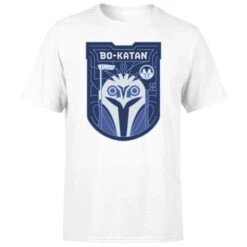 Star Wars The Mandalorian Bo-Katan Badge Men's T-Shirt - White