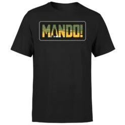 Star Wars The Mandalorian Mando! Men's T-Shirt - Black