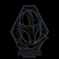 Star Wars The Mandalorian Mando Line Art Badge Men's T-Shirt - Black 6 Star Wars The Mandalorian Mando Line Art Badge Men's T-Shirt - Black -Fashion Clothing Shop 14260063 1995024465971839