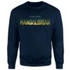 Star Wars The Mandalorian Sunset Logo Sweatshirt - Navy 1 Star Wars The Mandalorian Sunset Logo Sweatshirt - Navy -Fashion Clothing Shop 14262601 1795025453918564