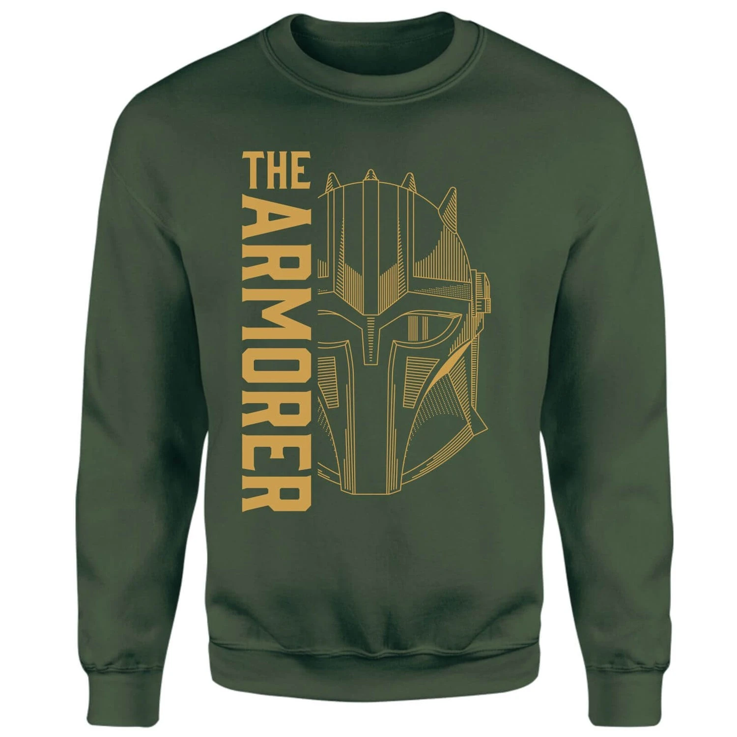 Star Wars The Mandalorian The Armorer Sweatshirt - Green 3 Star Wars The Mandalorian The Armorer Sweatshirt - Green