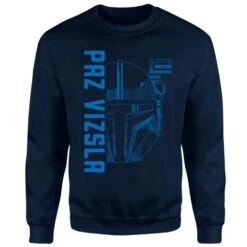 Star Wars The Mandalorian Paz Vizsla Sweatshirt - Navy