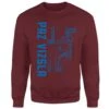 Star Wars The Mandalorian Paz Vizsla Sweatshirt - Burgundy -Fashion Clothing Shop 14262713 8415025454994481