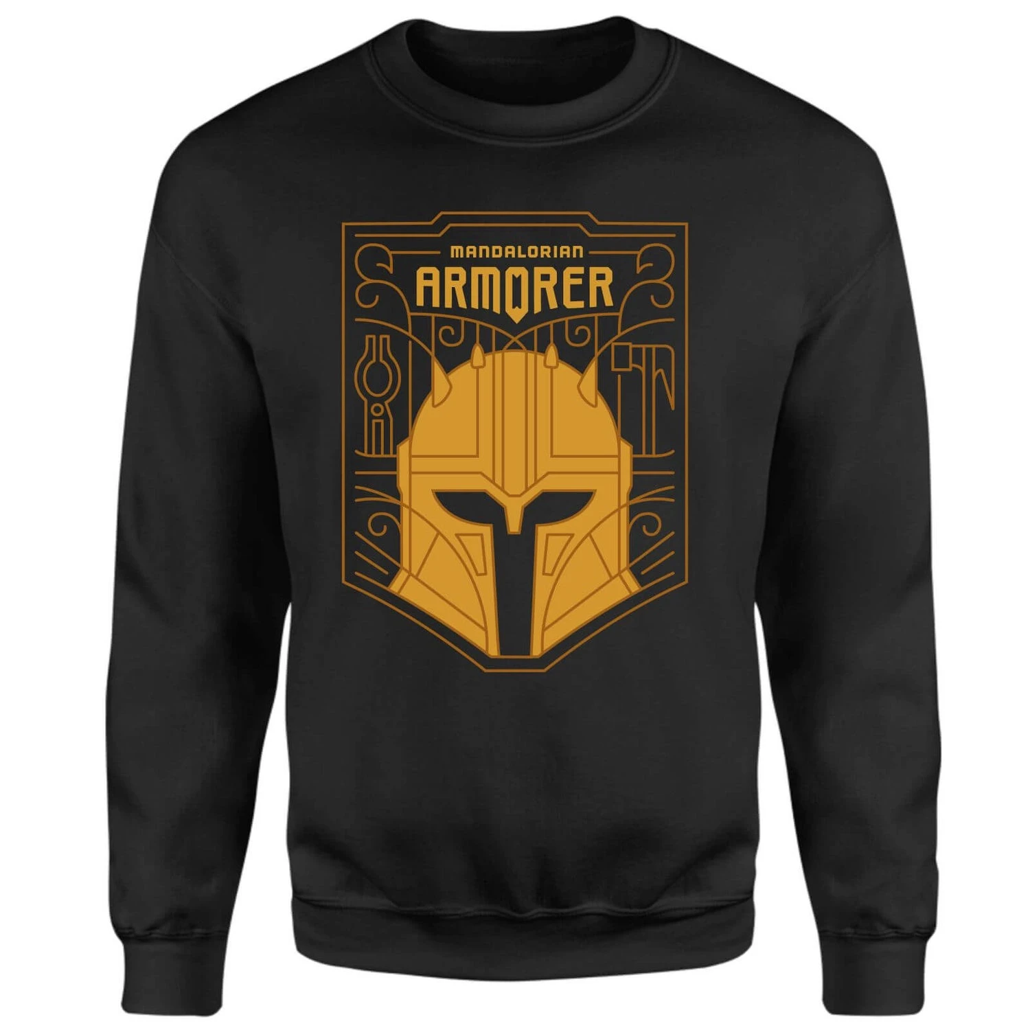 Star Wars The Mandalorian The Armorer Badge Sweatshirt - Black 3 Star Wars The Mandalorian The Armorer Badge Sweatshirt - Black