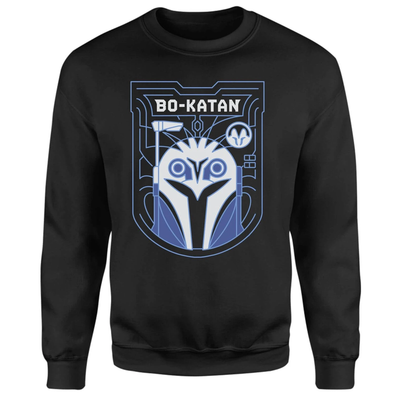 Star Wars The Mandalorian Bo-Katan Badge Sweatshirt - Black 3 Star Wars The Mandalorian Bo-Katan Badge Sweatshirt - Black