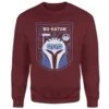 Star Wars The Mandalorian Bo-Katan Badge Sweatshirt - Burgundy 1 Star Wars The Mandalorian Bo-Katan Badge Sweatshirt - Burgundy -Fashion Clothing Shop 14262846 2385025455920752