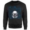 Star Wars The Mandalorian Schematics Sweatshirt - Black 2 Star Wars The Mandalorian Schematics Sweatshirt - Black -Fashion Clothing Shop 14262944 8095025456604065