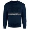 Star Wars The Mandalorian Helmets Line Art - Light Base Sweatshirt - Navy -Fashion Clothing Shop 14263021 7595025451961154