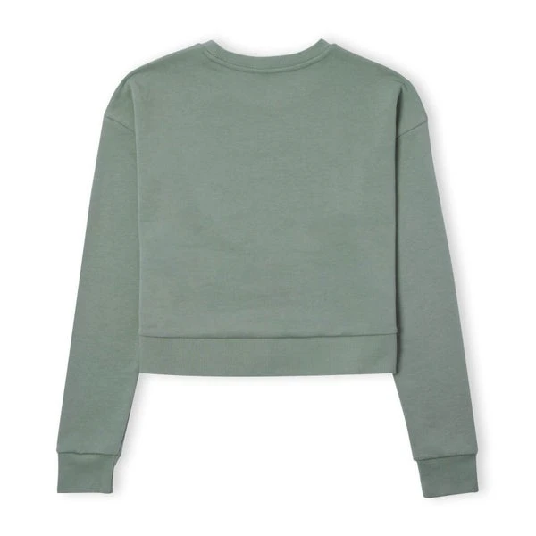 Star Wars The Mandalorian Storm Women's Cropped Sweatshirt - Khaki 5 Star Wars The Mandalorian Storm Women's Cropped Sweatshirt - Khaki - Image 3