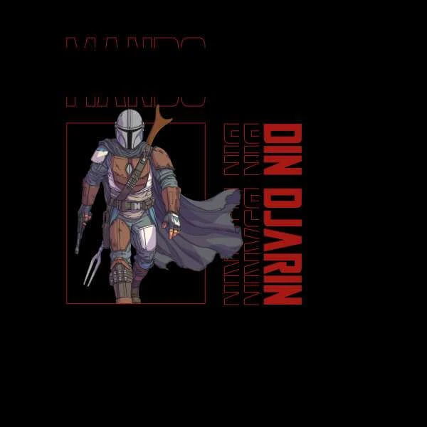 Star Wars The Mandalorian Biography Women's Cropped Sweatshirt - Black 4 Star Wars The Mandalorian Biography Women's Cropped Sweatshirt - Black - Image 2