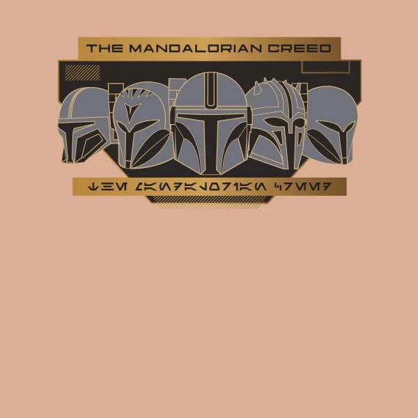 Star Wars The Mandalorian Creed Women's Cropped Sweatshirt - Dusty Pink 4 Star Wars The Mandalorian Creed Women's Cropped Sweatshirt - Dusty Pink - Image 2