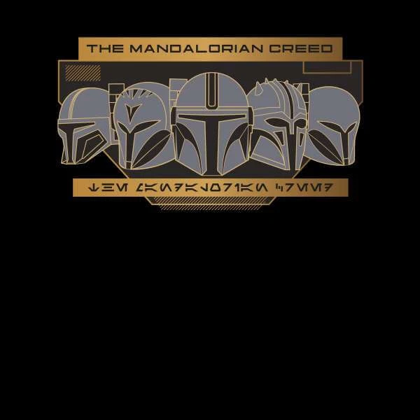 Star Wars The Mandalorian Creed Women's Cropped Sweatshirt - Black 4 Star Wars The Mandalorian Creed Women's Cropped Sweatshirt - Black - Image 2