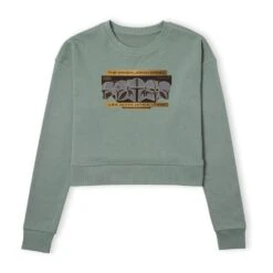 Star Wars The Mandalorian Creed Women's Cropped Sweatshirt - Khaki
