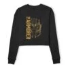 Star Wars The Mandalorian The Armorer Women's Cropped Sweatshirt - Black -Fashion Clothing Shop 14263280 3275027080506861