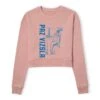 Star Wars The Mandalorian Paz Vizsla Women's Cropped Sweatshirt - Dusty Pink