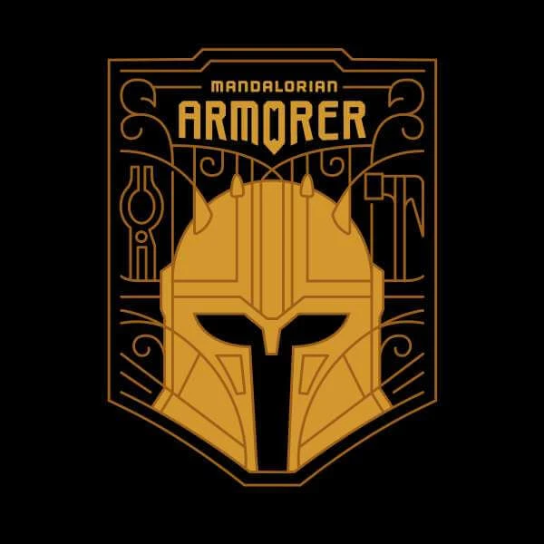 Star Wars The Mandalorian The Armorer Badge Women's Cropped Sweatshirt - Black 4 Star Wars The Mandalorian The Armorer Badge Women's Cropped Sweatshirt - Black - Image 2