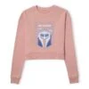 Star Wars The Mandalorian Bo-Katan Badge Women's Cropped Sweatshirt - Dusty Pink -Fashion Clothing Shop 14263434 2315027084567721