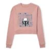 Star Wars The Mandalorian Schematics Women's Cropped Sweatshirt - Dusty Pink 1 Star Wars The Mandalorian Schematics Women's Cropped Sweatshirt - Dusty Pink -Fashion Clothing Shop 14263504 8035027086777479