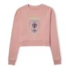 Star Wars The Mandalorian Fierce Warrior Women's Cropped Sweatshirt - Dusty Pink -Fashion Clothing Shop 14263539 3765027087417901